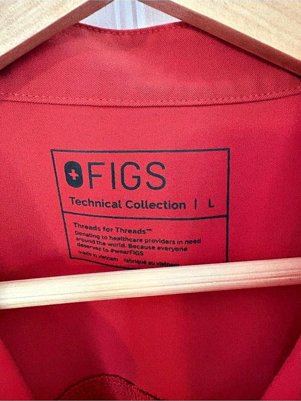 FIGS Rafaela Oversized Scrub Top Sleeveless Tunic Coral Large - Picture 2 of 4